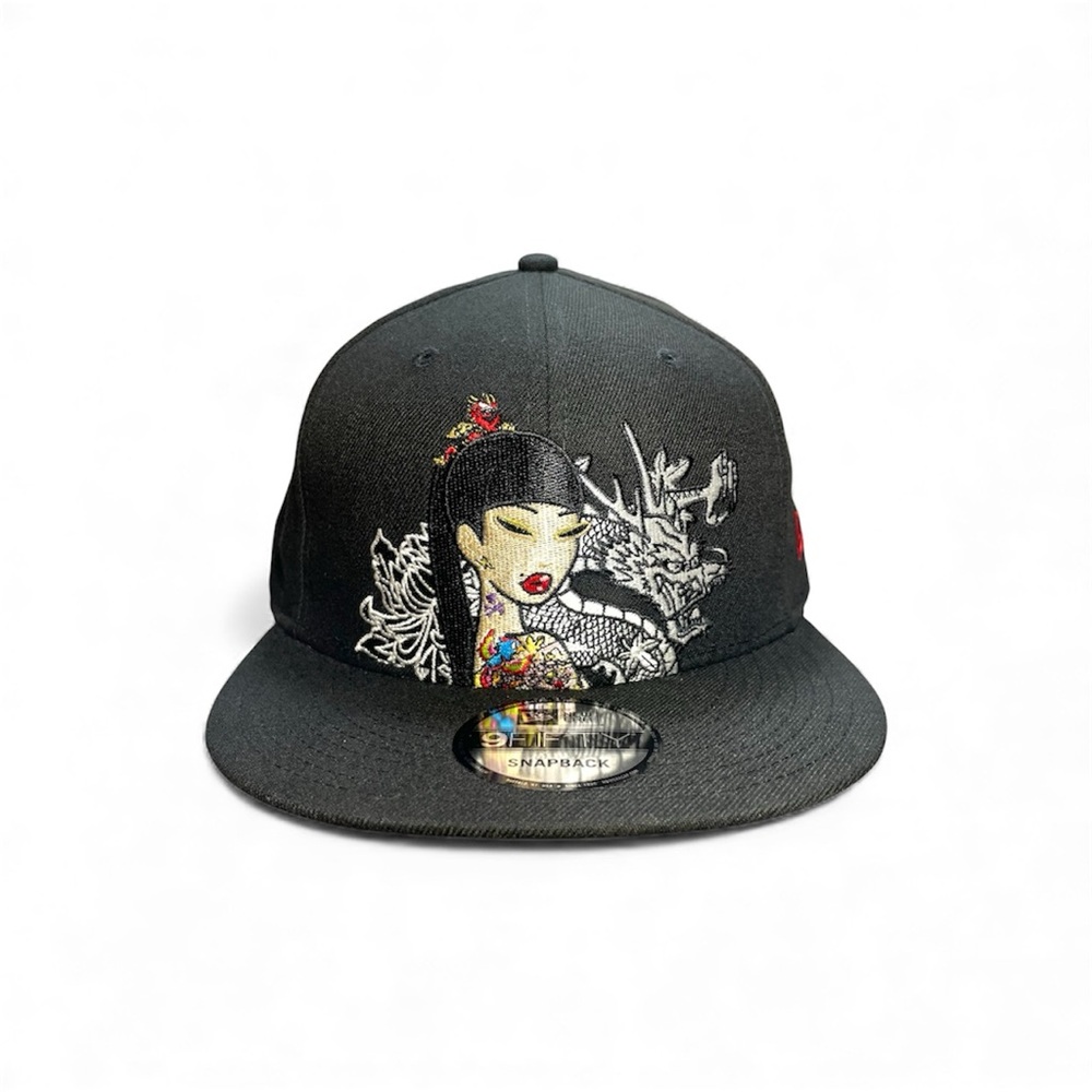 New Era 9FIFTY Tokidoki Snapback Cap Hat Asian Girl Hakuryuu White Dragon NWOT